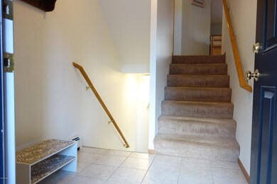 Spacious tile entry
