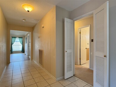 reverse view of entry leading to family room