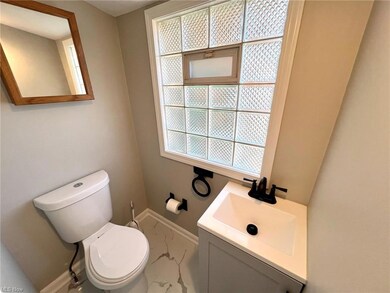 First floor half bath
