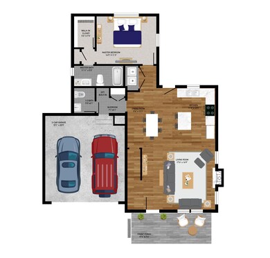 Casco Cottage (Master) 1st Floor Left