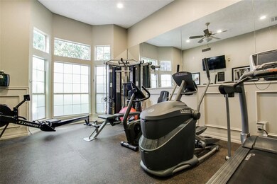 Work out room at clubhouse