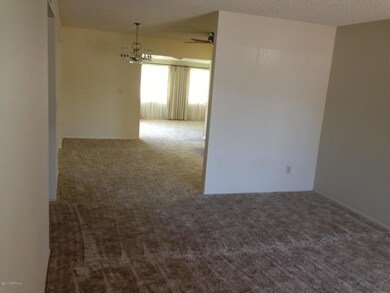 Front room to dining room to family room
