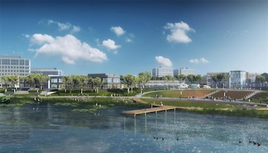 Walk down to the lake and trails that connect to t