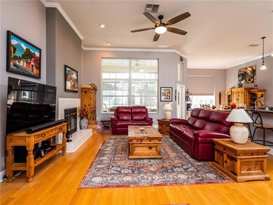 FORMAL LIVING ROOM WITH FIREPLACE