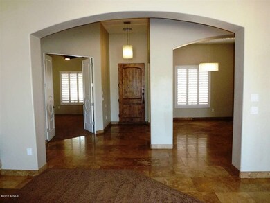 Entry, den and dining