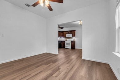 Open concept layout.