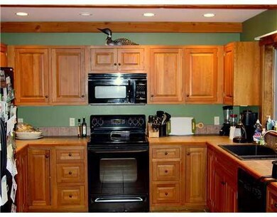 Kitchen. Cherry cabinets