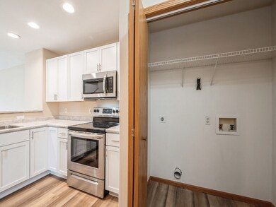 Convenient first floor laundry hookups.