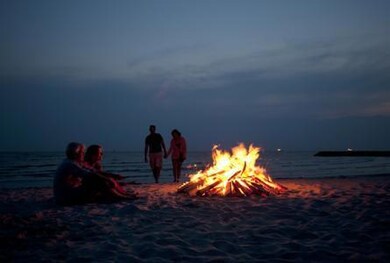 Bonfire at Bay Creek Beach