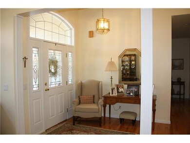 Foyer. Foyer with hardwood floors.
