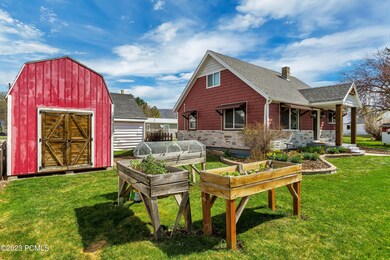 Front landscaping with Vegetable Garden