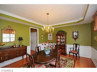Dining Room - Elegant dining room with tray ceilin