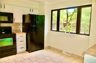 Kitchen has New Oversized Country style sink, newe