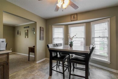 In-kitchen breakfast room.