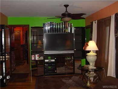 Living Room Living/Dining Room Combination with Ce