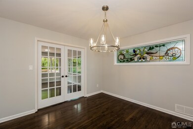 Formal Dining Room with Stained Glass window and F