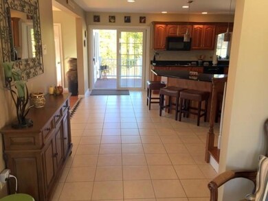Hallway down to the kitchen.