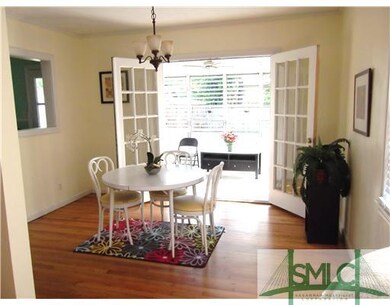Dining Room. Dining room lead to Sunroom.  French 