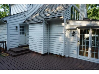 Large deck perfect for entertaining.