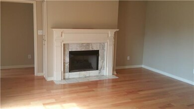Great Room - Hardwood and Fireplace with Gas Logs