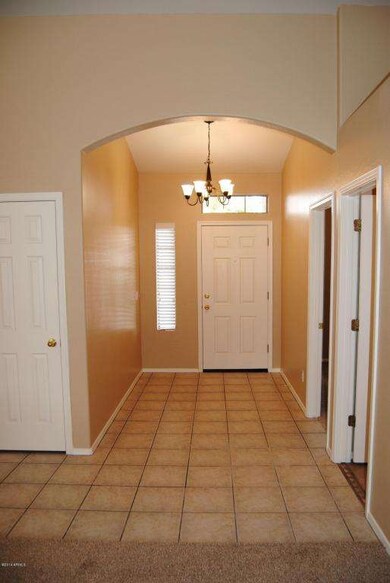 Wide Open Tiled Foyer!