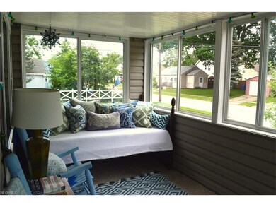 Another view of enclosed front porch