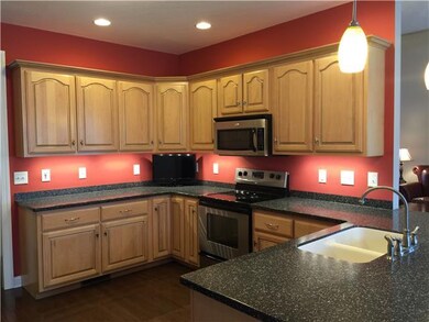 Open concept kitchen, beautiful solid surface coun