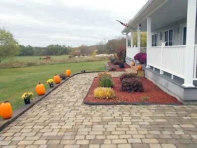 Front walkway to the farmer's porch.