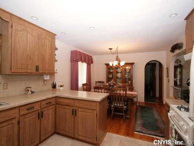 Kitchen Dining. Kitchen open to dining makes for e