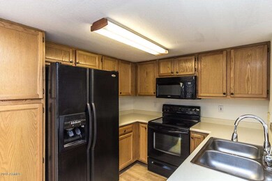 All Black Appliances in Kitchen