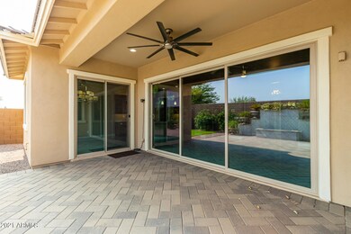 Oversized paver patio