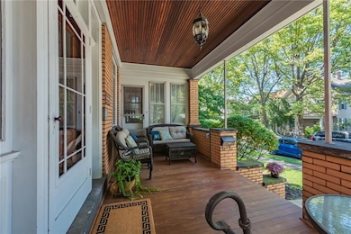 Large covered front porch