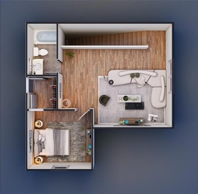 Richmond 3D Floor Plan - second floor