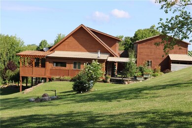 Custom built White Pine Log Home