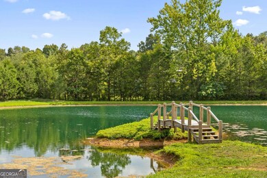 Feed the ducks from the bridge over Lake Angela.