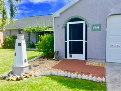 The light house will guide your guests to the fron