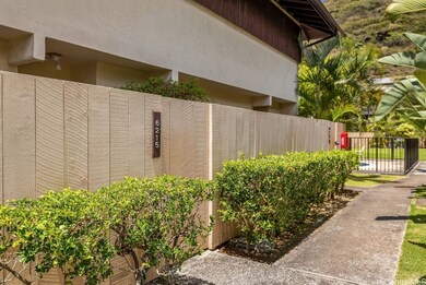 Walkway to the unit