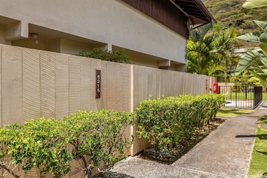 Walkway to the unit