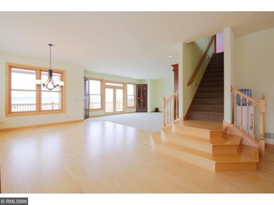 Another view of the main level open floor plan.