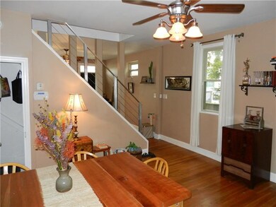 View from dining room into the living room.