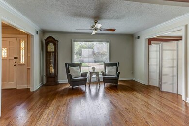 Entry way into front Living Room. Large picture wi