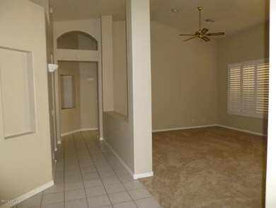 Front Entry View of Living Room & Hallwa