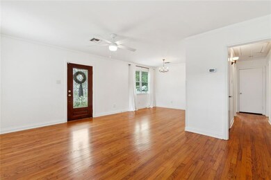 Open living area where third bedroom was - see attached possible floor plan