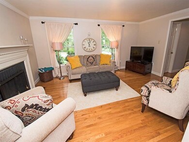 Inviting and Spacious Living Room Underscored with