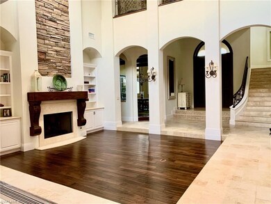 Great room with gas fireplace