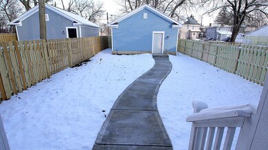 Back yard and porch