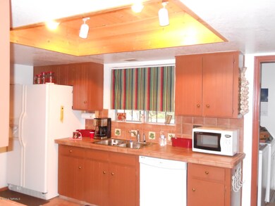 Recessed lighting in kitchen
