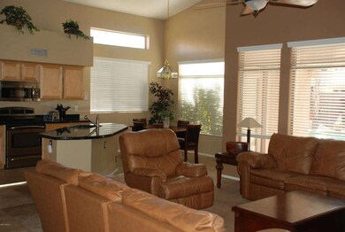 GREAT ROOM LOOKING TOWARD EAT IN KITCHEN