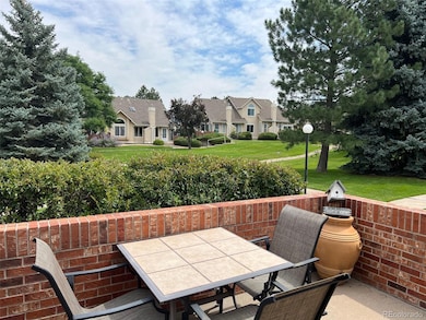 View of courtyard from patio
