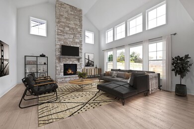 Virtually Staged Great Room! Plenty of room for your entertaining furnishings!